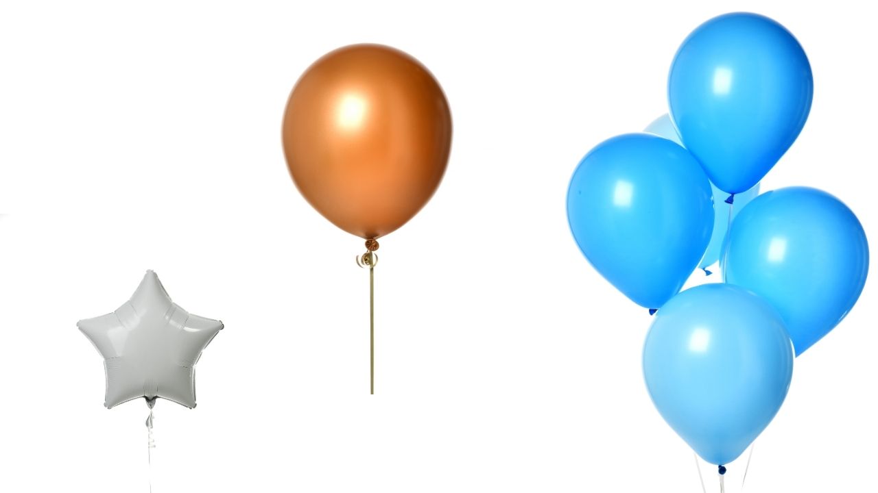 Latex balloons with different forms and colors in Comercial Persan-Export  balloons