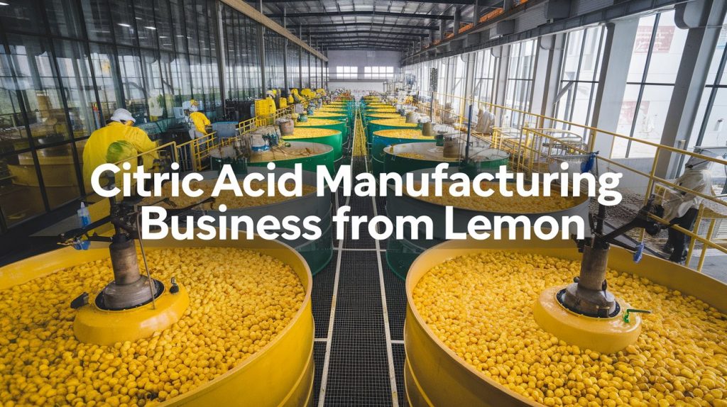 Citric Acid Manufacturing Business from Lemon