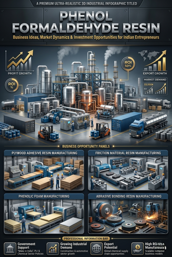 Phenol Formaldehyde Resin manufacturing plant in India