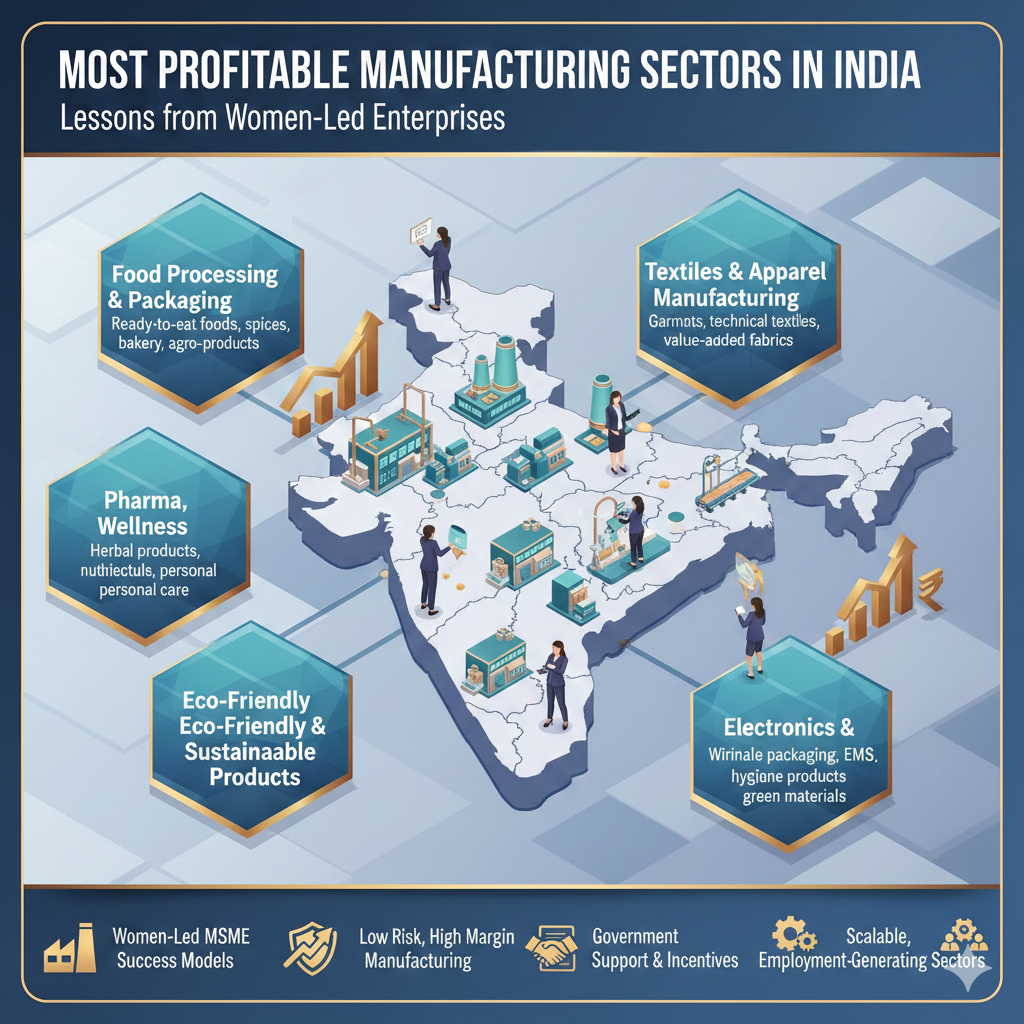 Women-led MSME manufacturing business in India