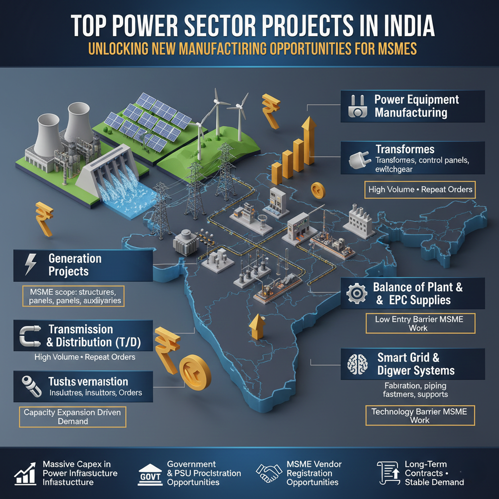 Power tower manufacturing for MSMEs in India