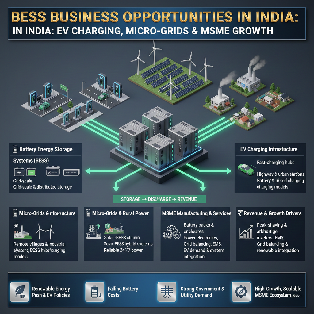 BESS based EV charging infrastructure in India
