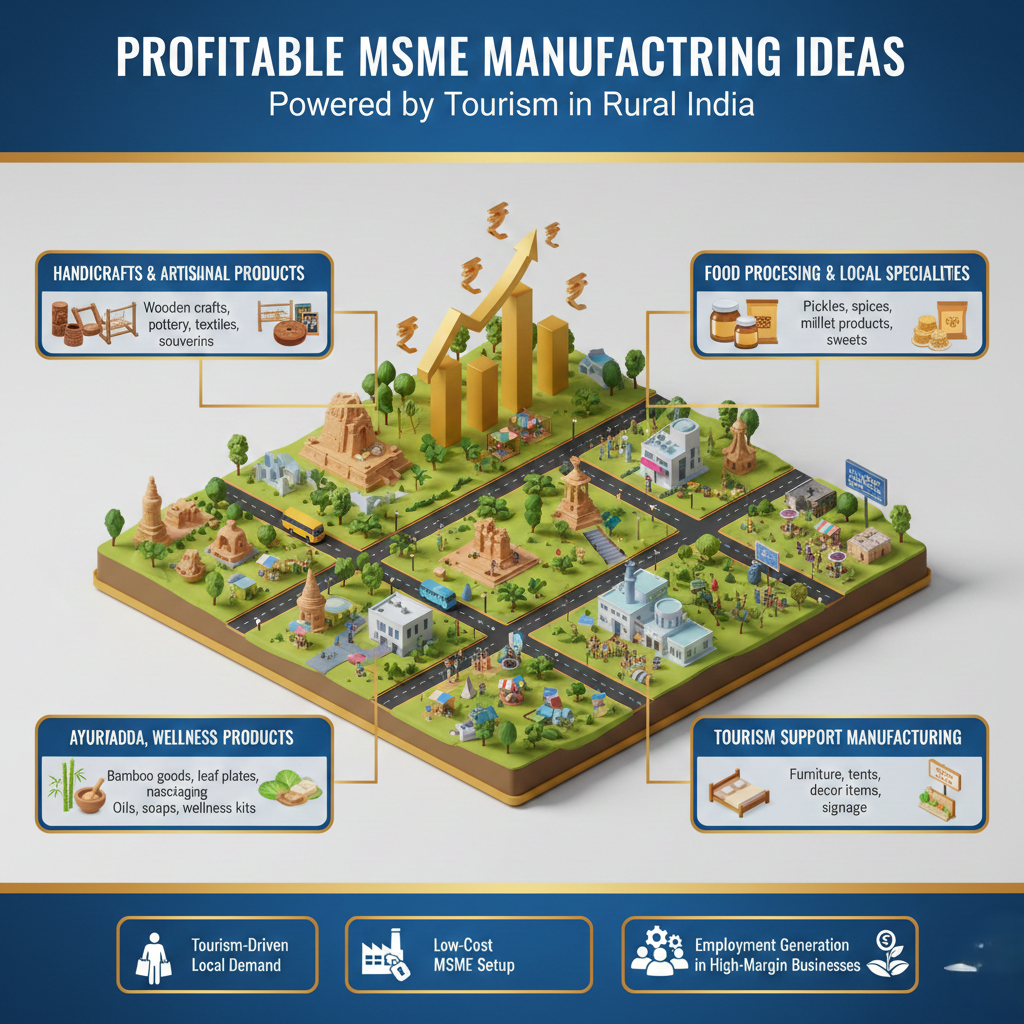 Rural MSME products showcasing tourism-driven business opportunities in India