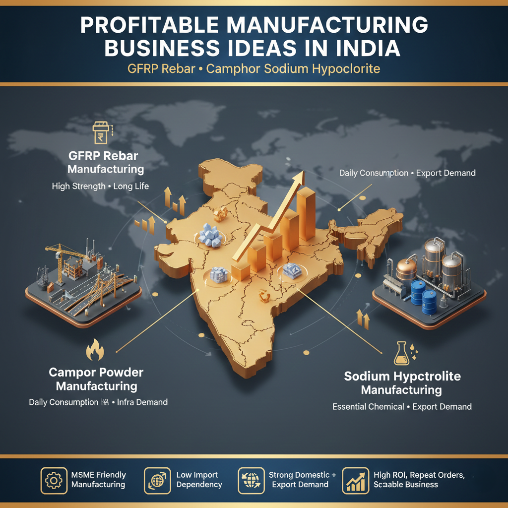 GFRP rebar manufacturing process in India