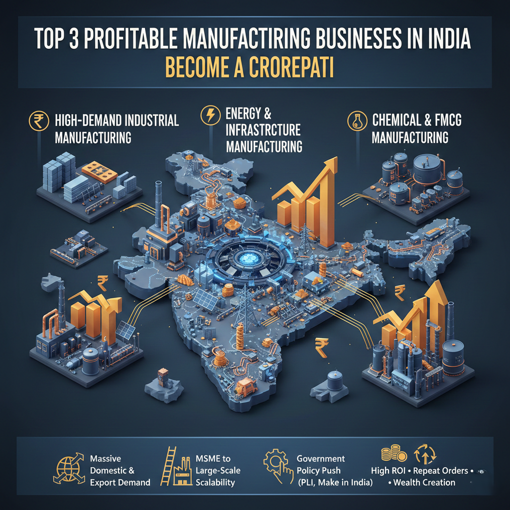 high-profit manufacturing business India