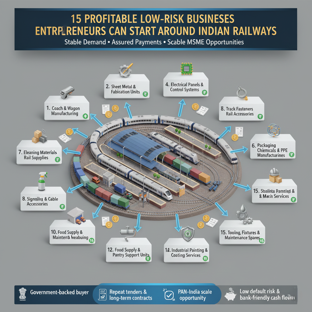Steel fabrication business for Indian Railways