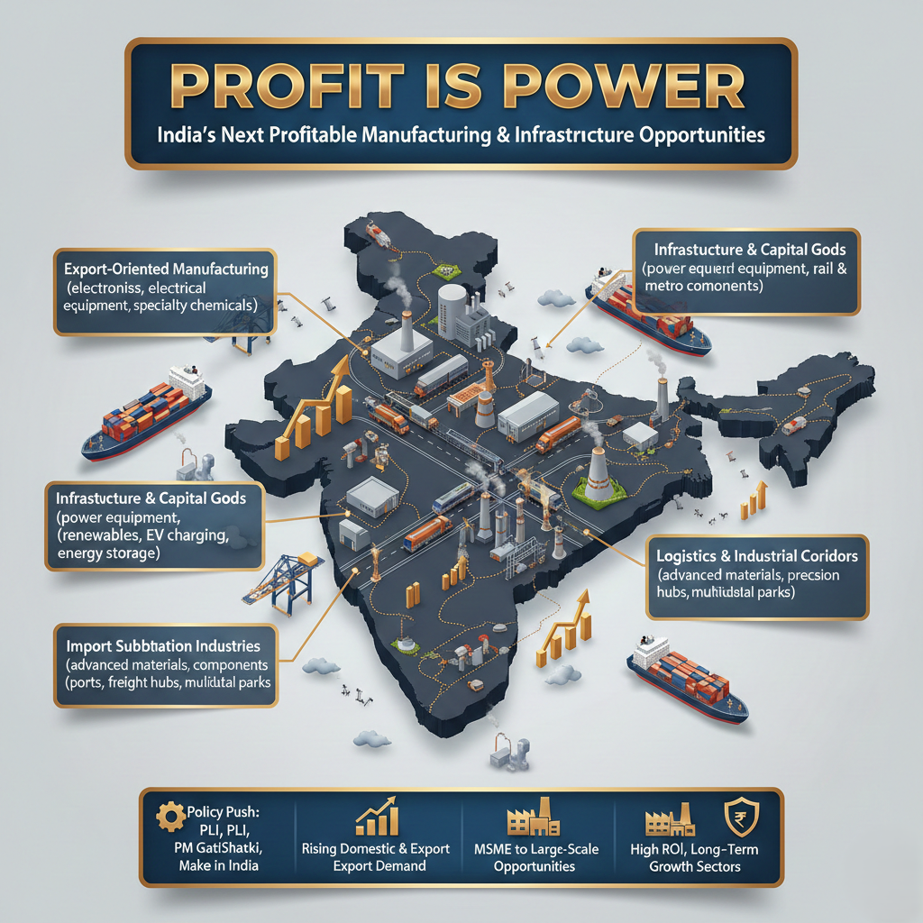 Profitable manufacturing business in India across infrastructure, pharma and FMCG sectors