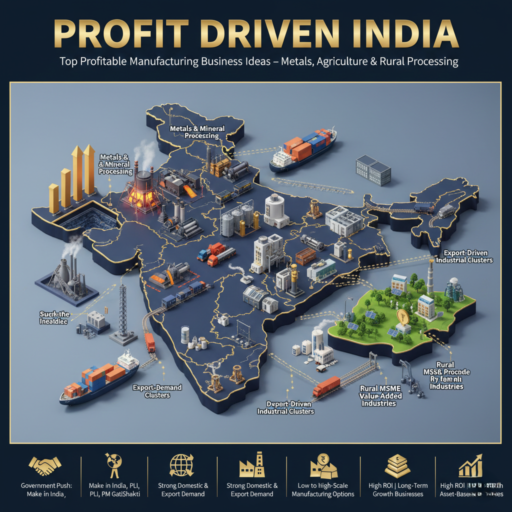 Rural manufacturing business ideas in India