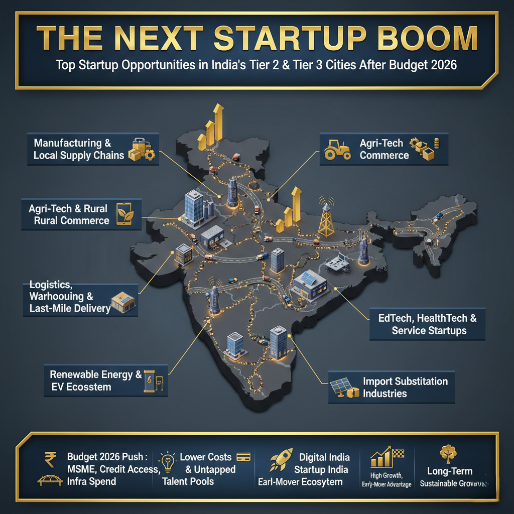 Tier 2 Tier 3 startup opportunities India 2026
