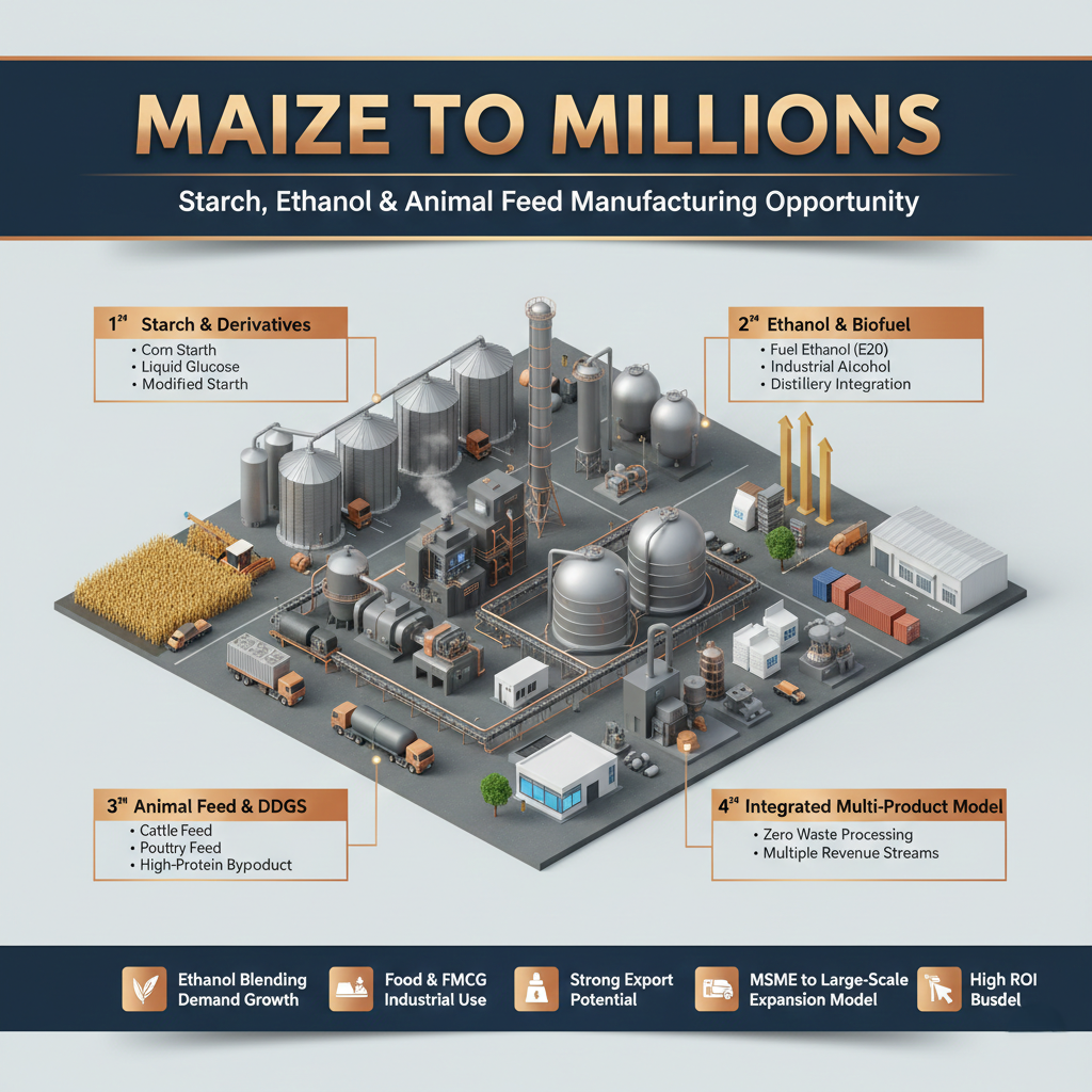 Maize-based manufacturing business