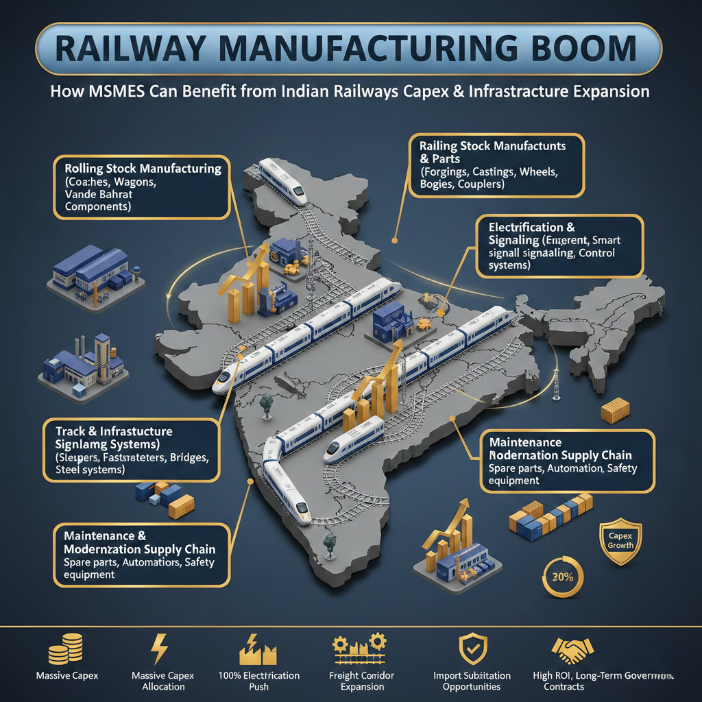 Indian Railways capex opportunities through railway infrastructure expansion in India
