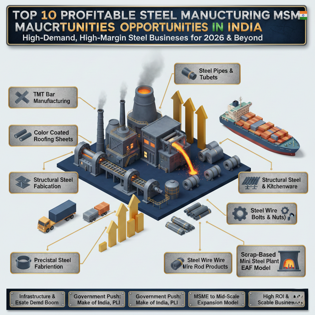 Steel manufacturing MSME India