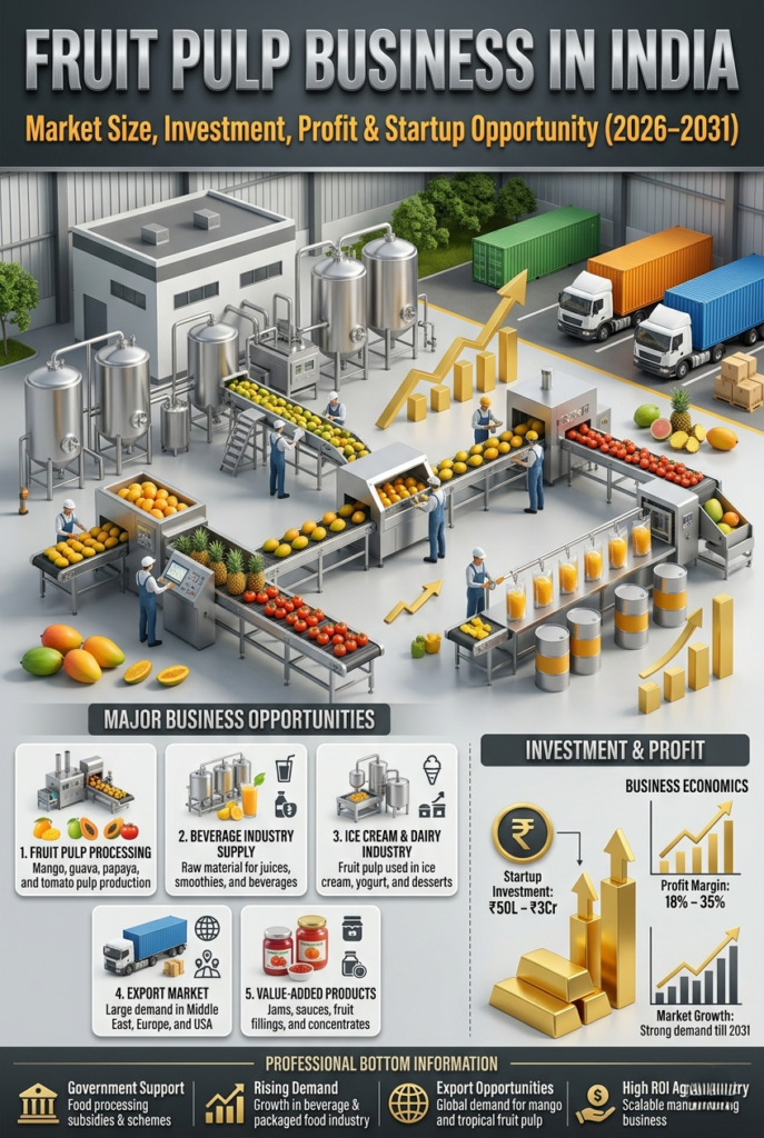 Fruit Pulp Business in India