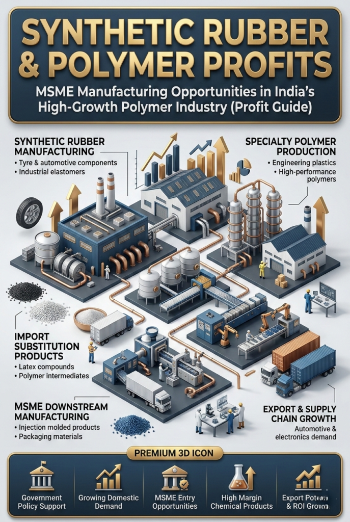 synthetic rubber manufacturing business plant setup in India
