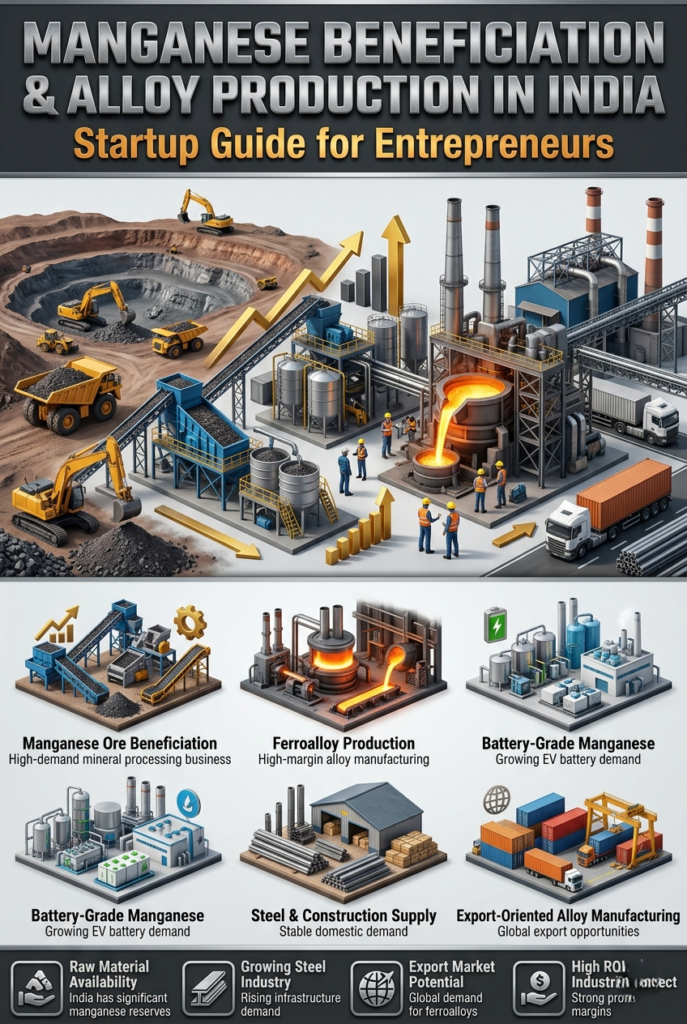 Manganese Beneficiation Startup India