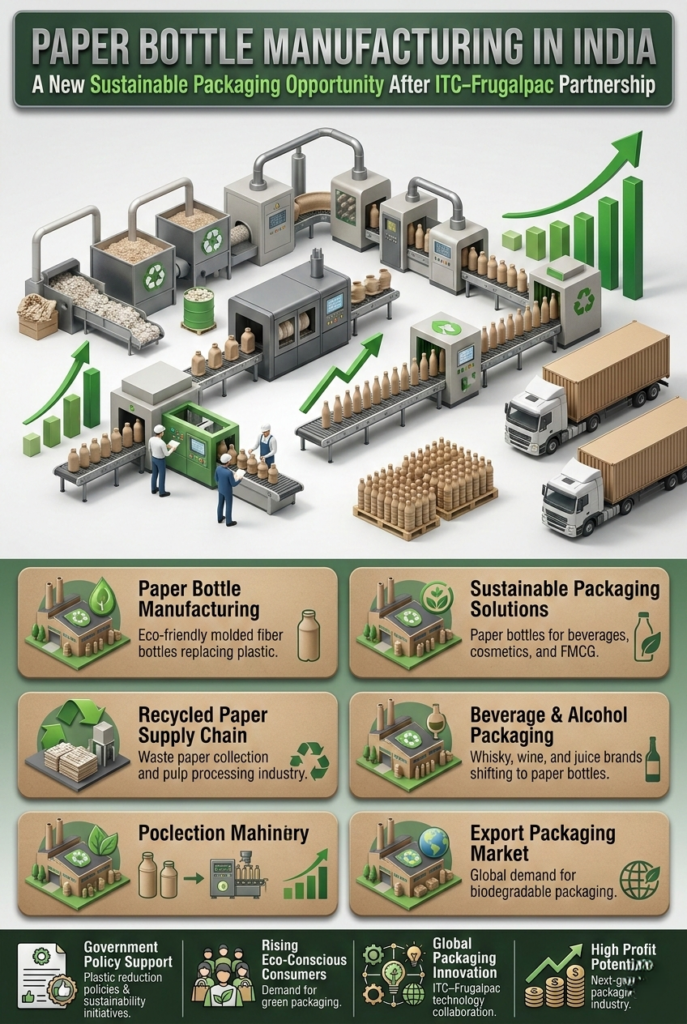 paper bottle manufacturing in india sustainable packaging