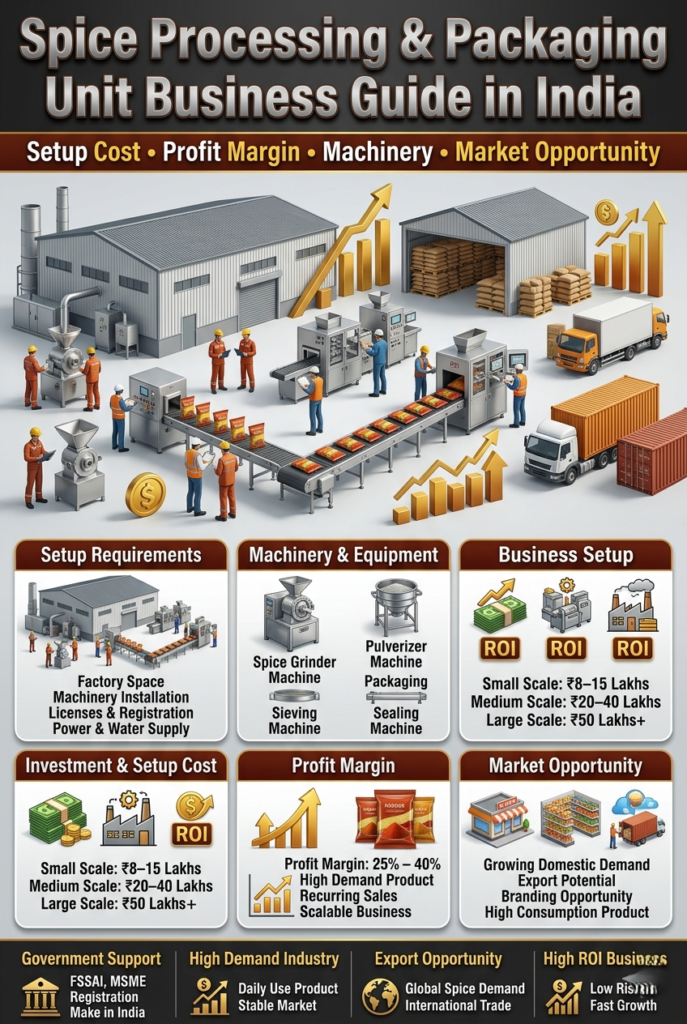 Spice Processing Business in India