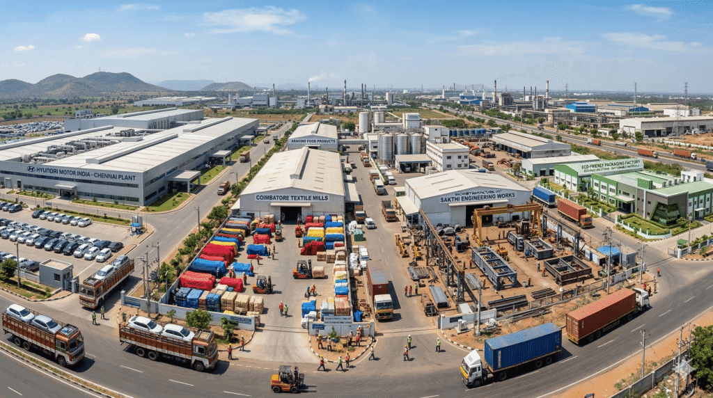Industries Driving Tamil Nadu’s Manufacturing Growth