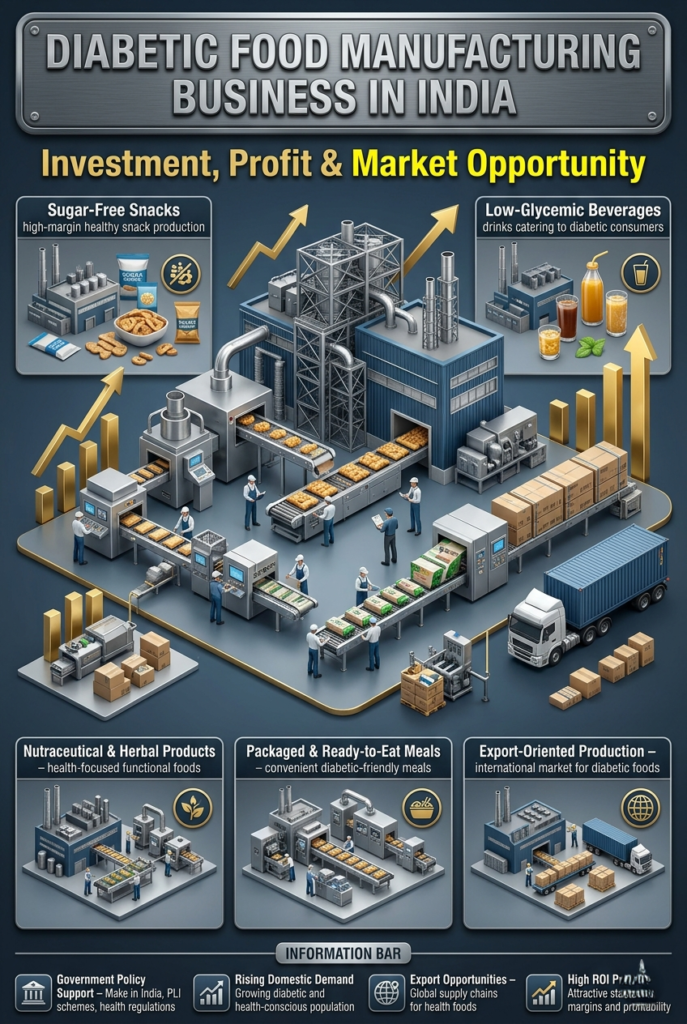 Diabetic Food Manufacturing Business