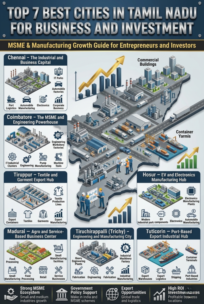 Tamil Nadu business cities