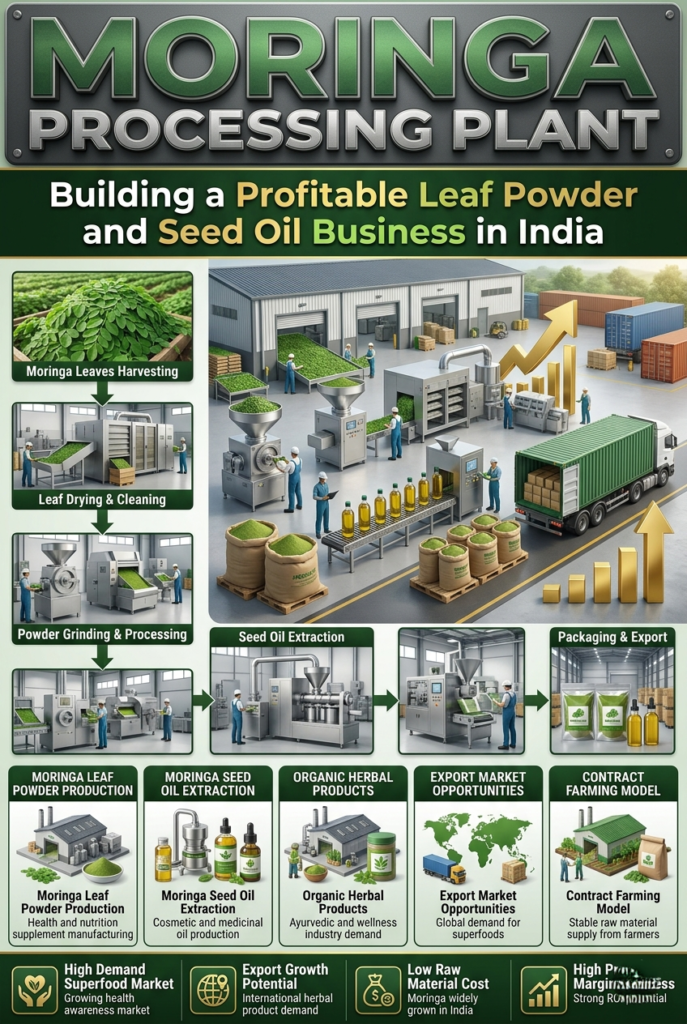 Moringa Processing Business in India