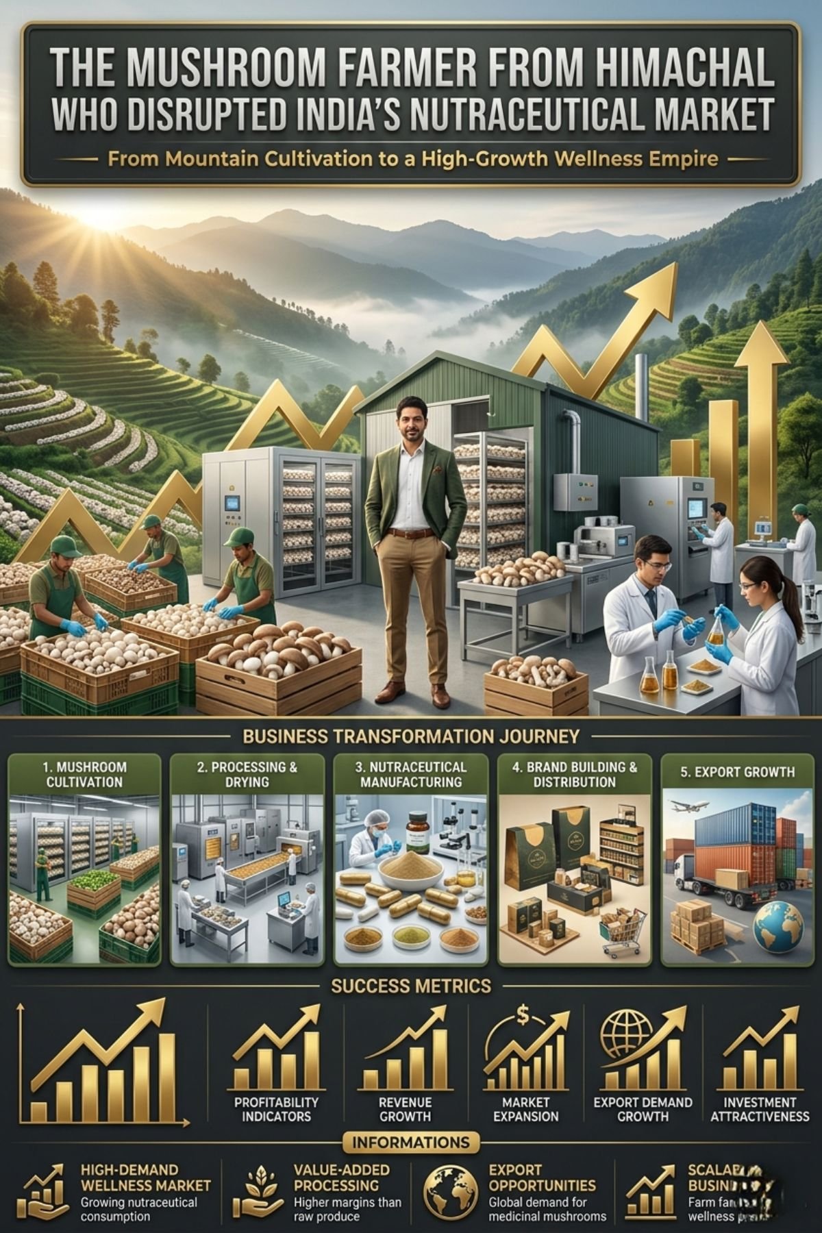 Mushroom Nutraceutical Processing Business in India: Setup Guide