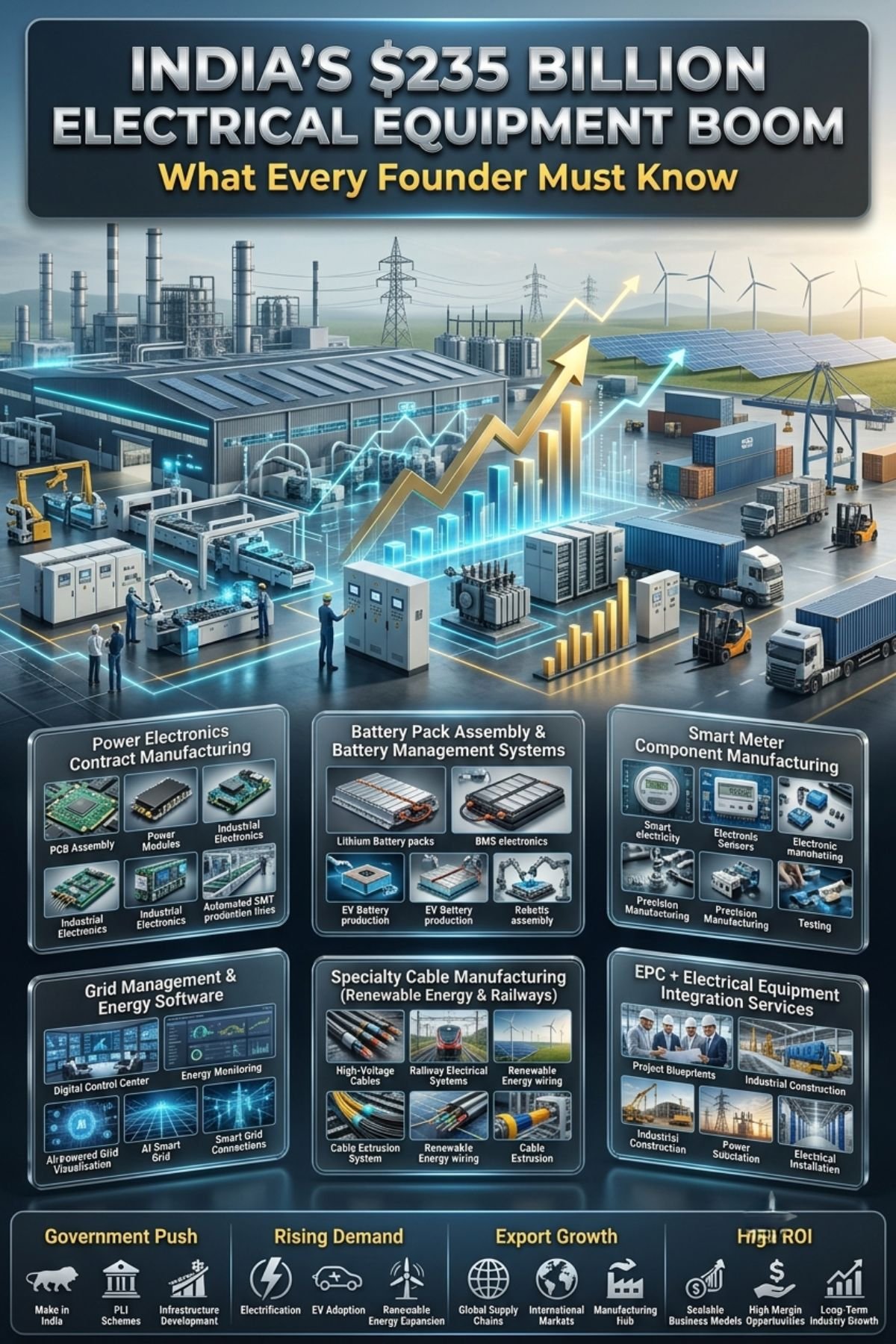 India Electrical Equipment Industry Growth MSMEs & Startups