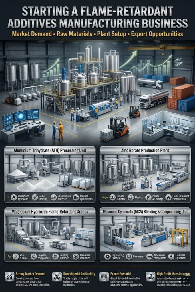 Flame Retardant Additives Manufacturing Business in India