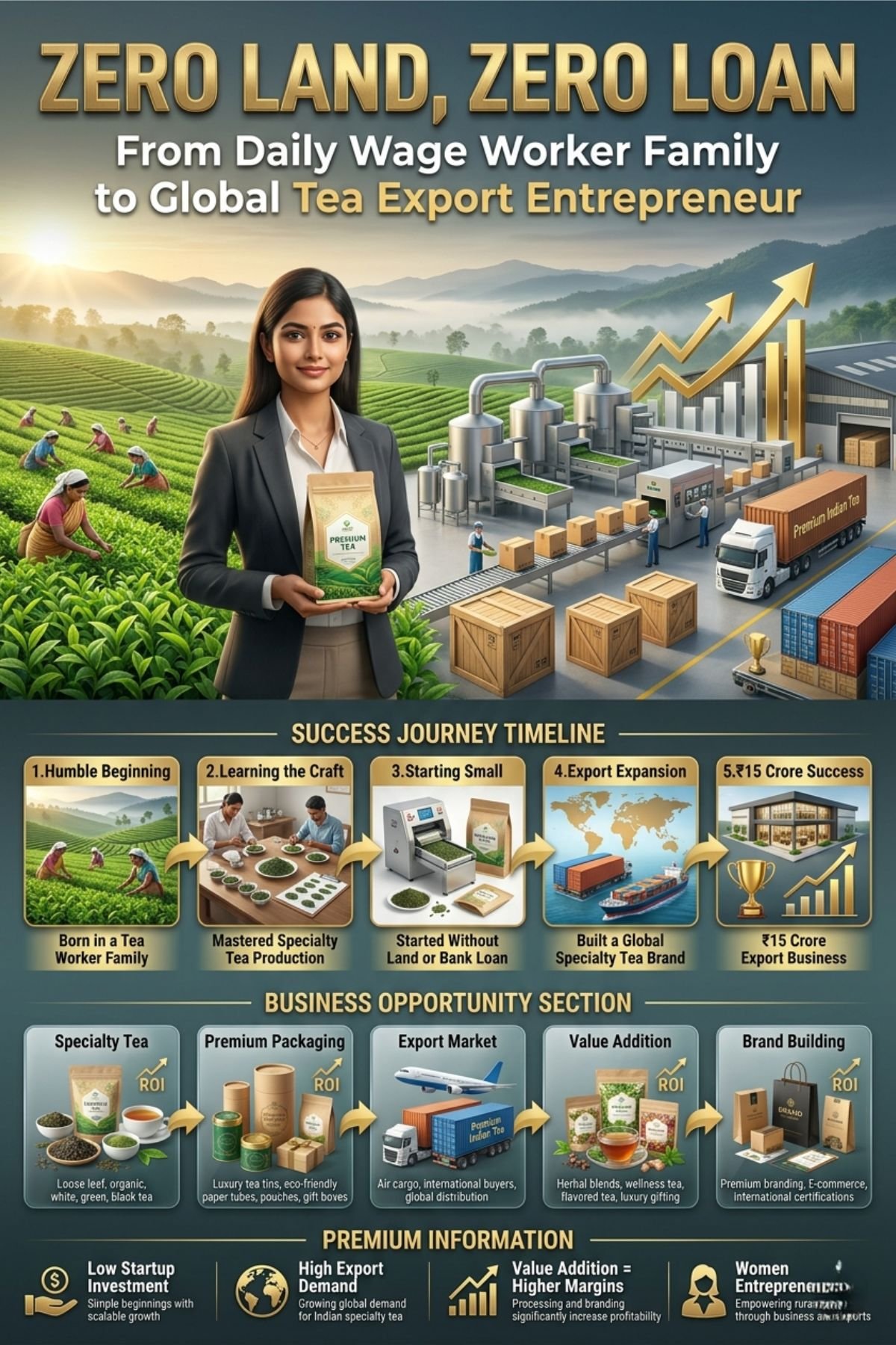 Specialty Tea Export Business in Assam: Brand Success