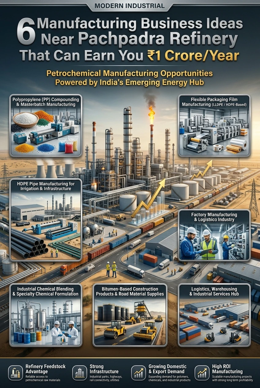 Business Ideas Near Pachpadra Refinery: 5 High Growth Potential