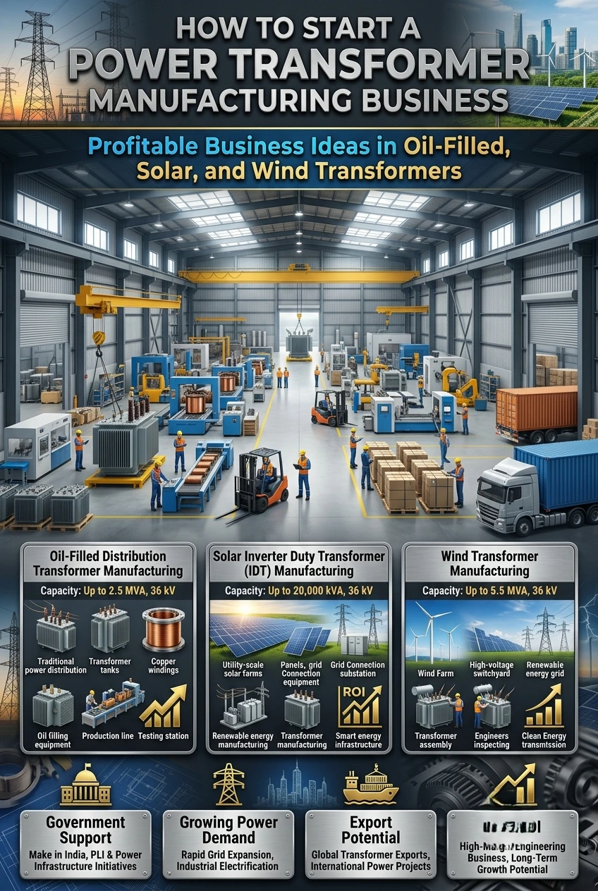 Power transformer manufacturing business in India