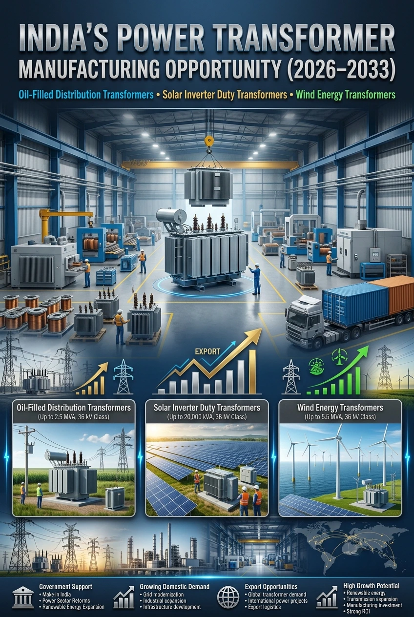 Power transformer manufacturing business opportunity in India