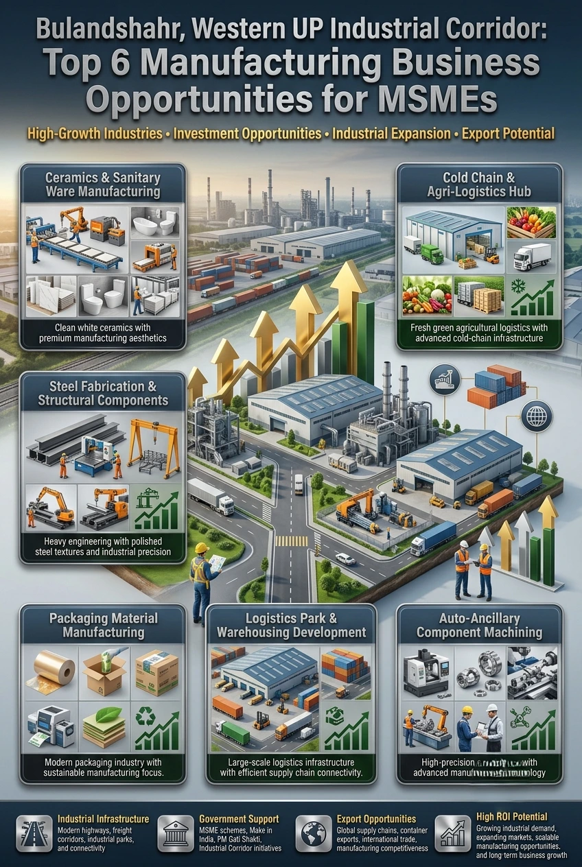 Bulandshahr Industrial Corridor: Top 6 Manufacturing Business
