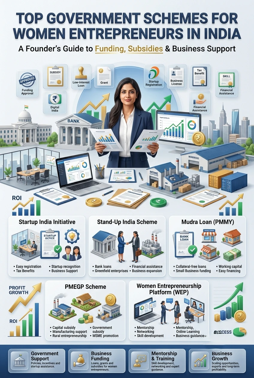 Government Schemes for Women Entrepreneurs in India