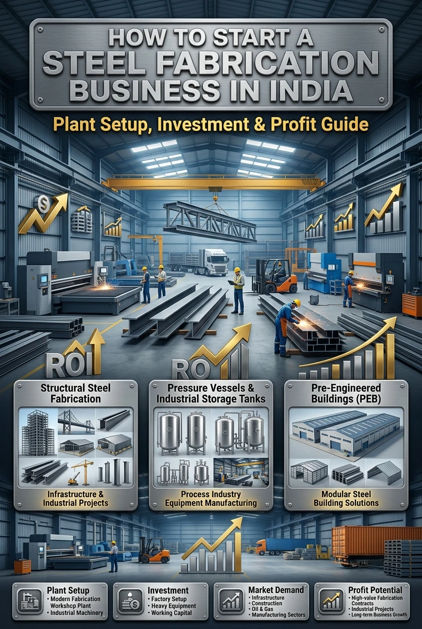 Steel Fabrication Business in India: Cost, Plant Setup & Profit