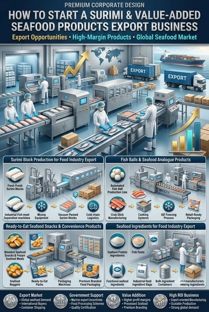 Surimi and Value-Added Seafood Export Business in India