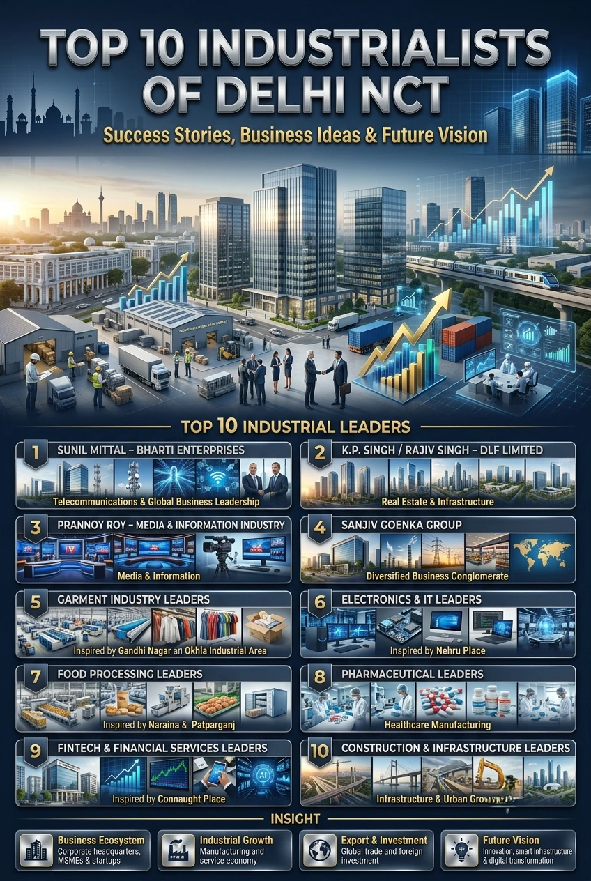 Industrialists in Delhi NCT and business opportunities