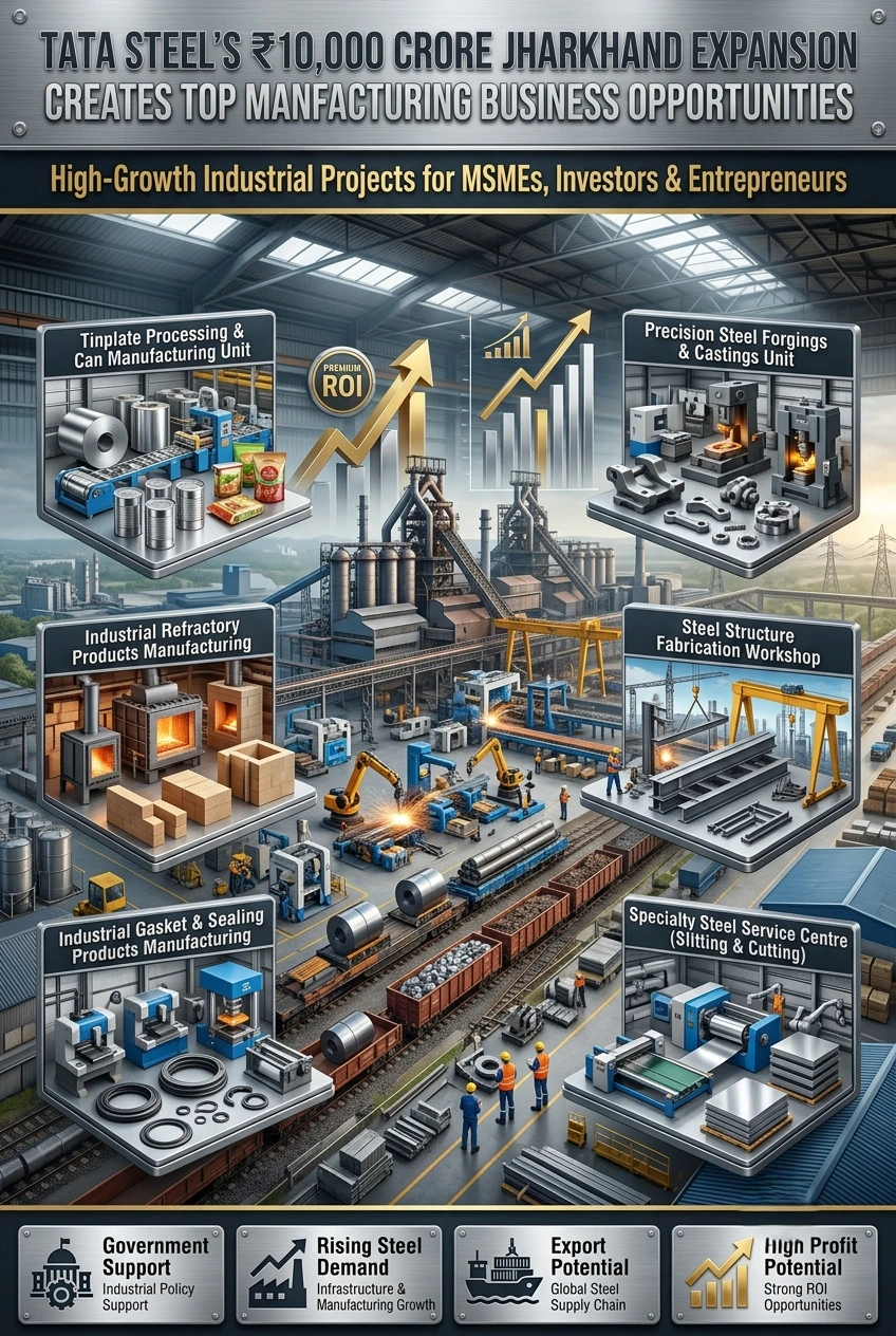 Tata Steel Jharkhand Expansion: 6 Manufacturing Business