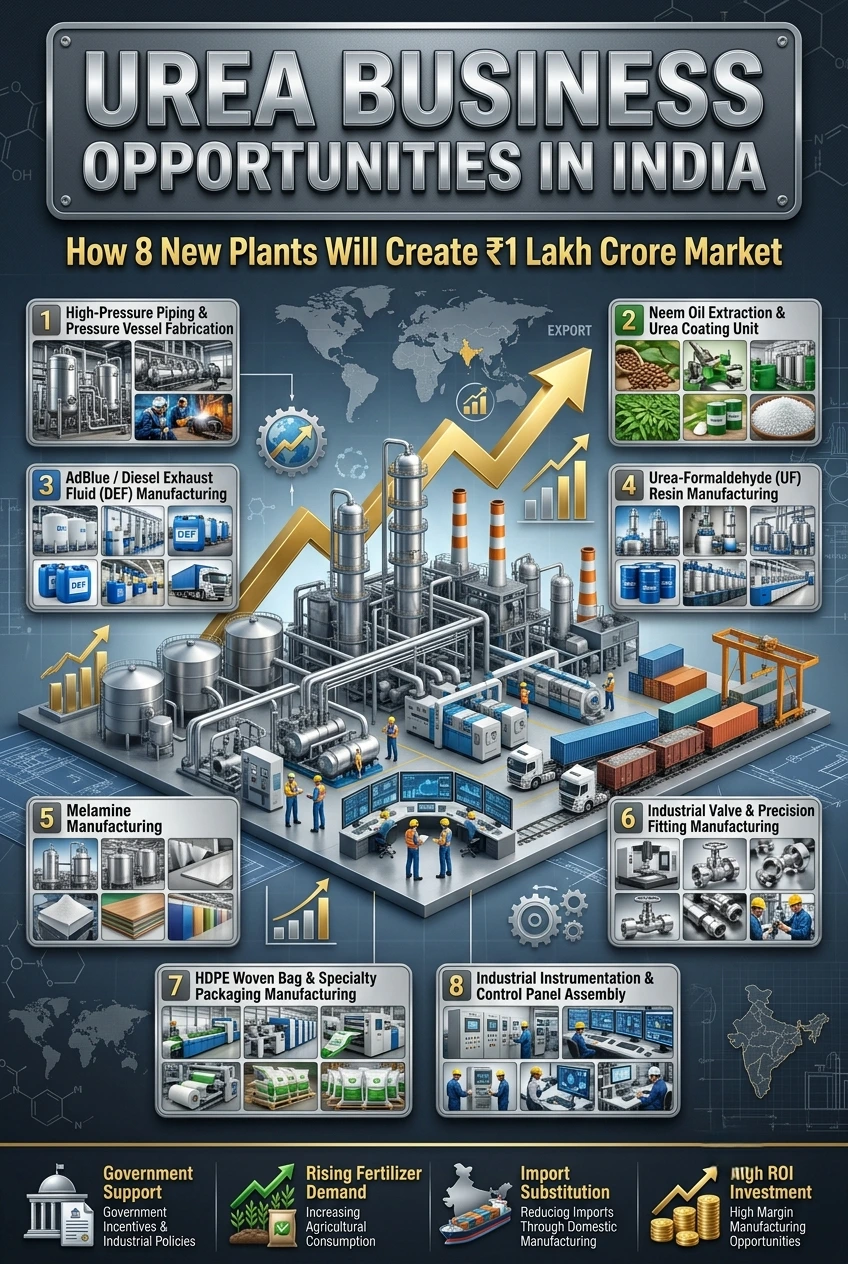 Urea Business Opportunities in India: How 8 New Plants, NIPU