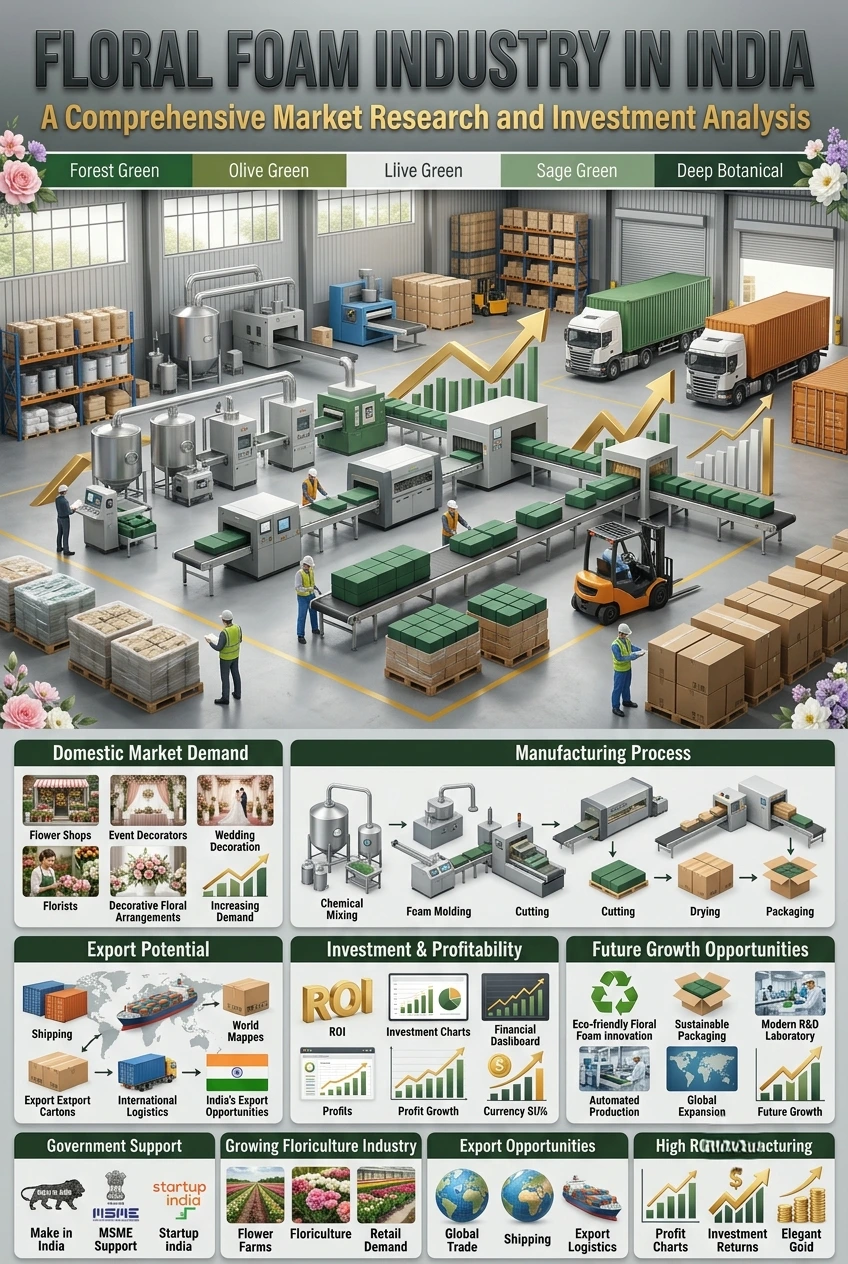 Floral Foam Manufacturing Business in India | Market Report