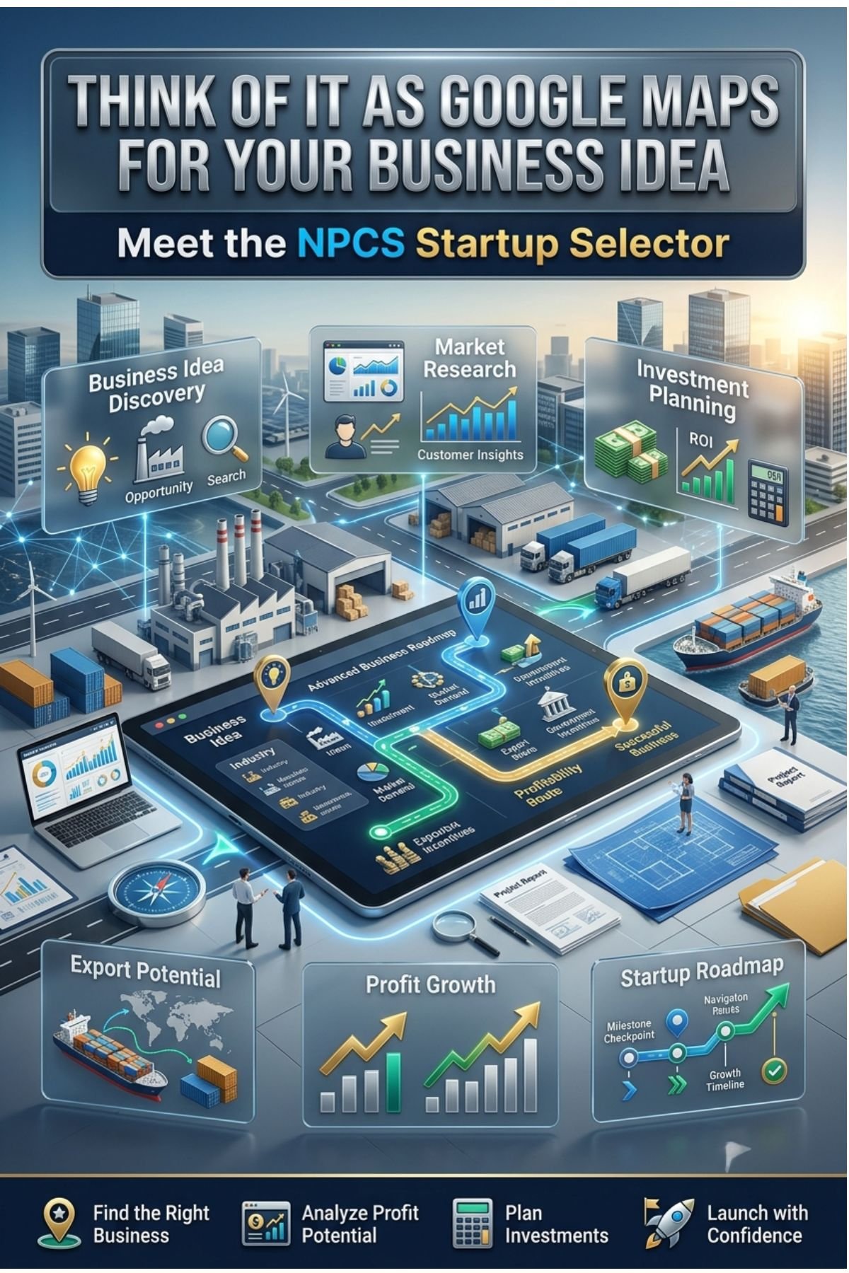 Startup Selector by NPCS: Discover Manufacturing Business Ideas