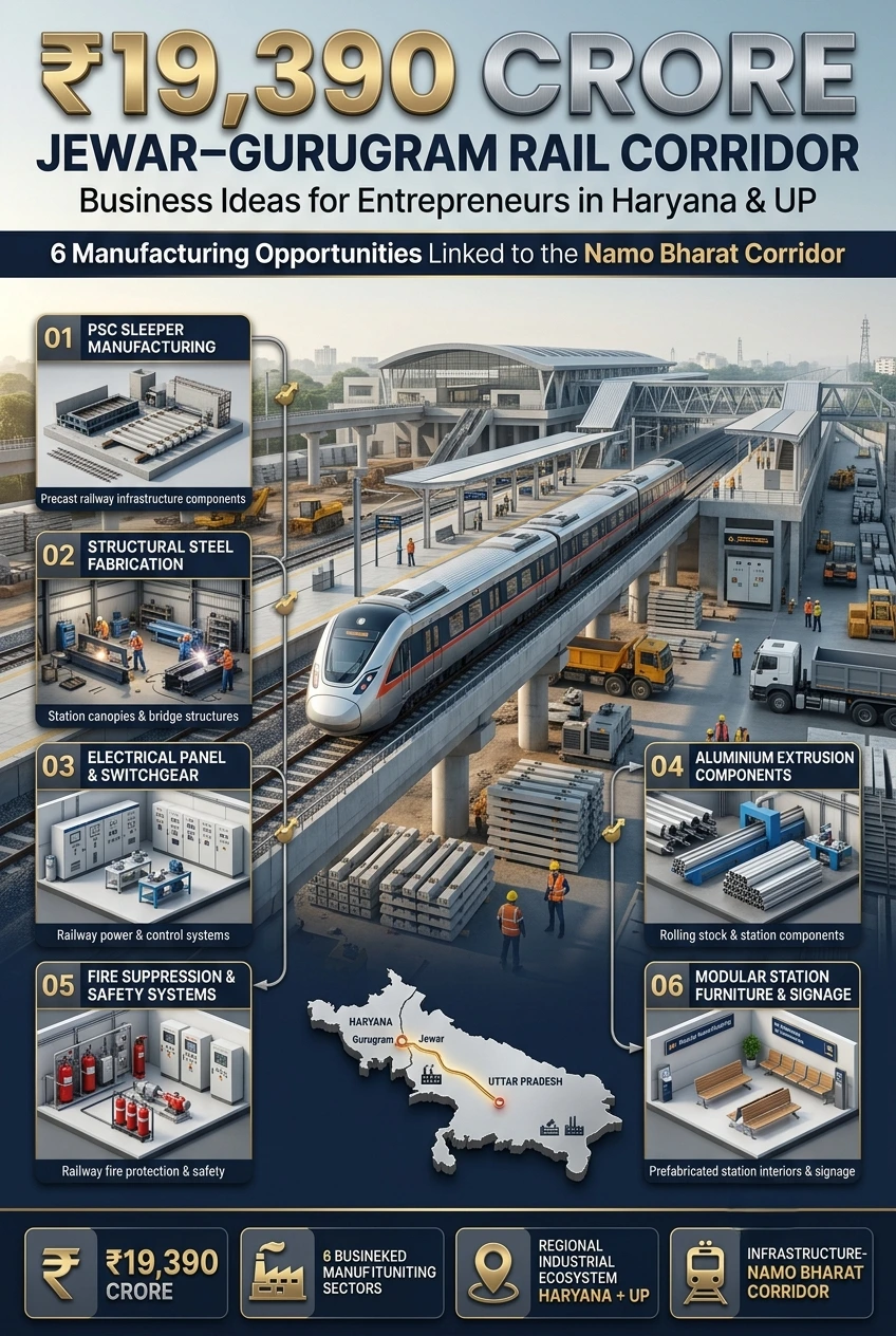 Namo Bharat corridor business opportunities in Haryana and UP