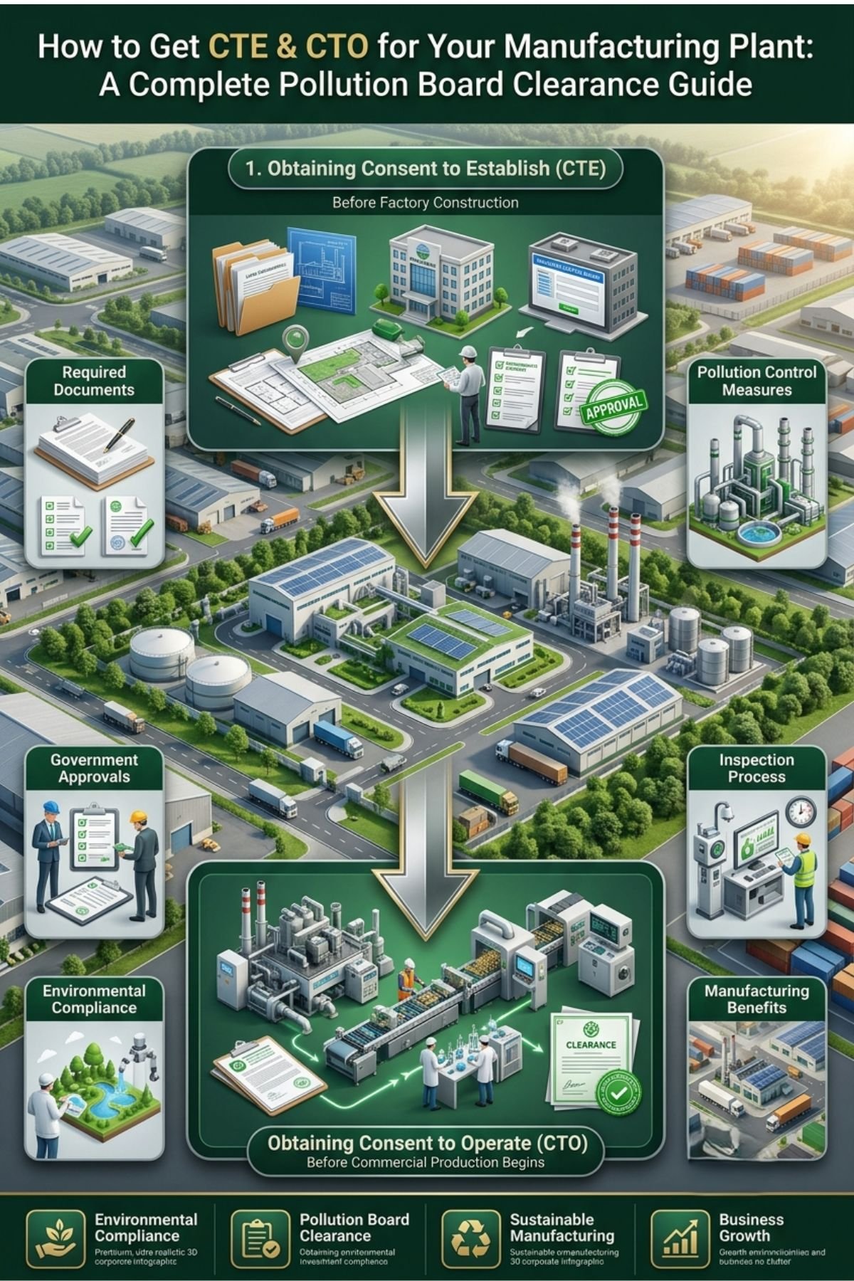 CTE and CTO approval process for a manufacturing plant in India