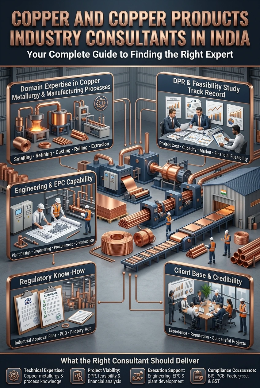 Copper and copper products industry consultants in India
