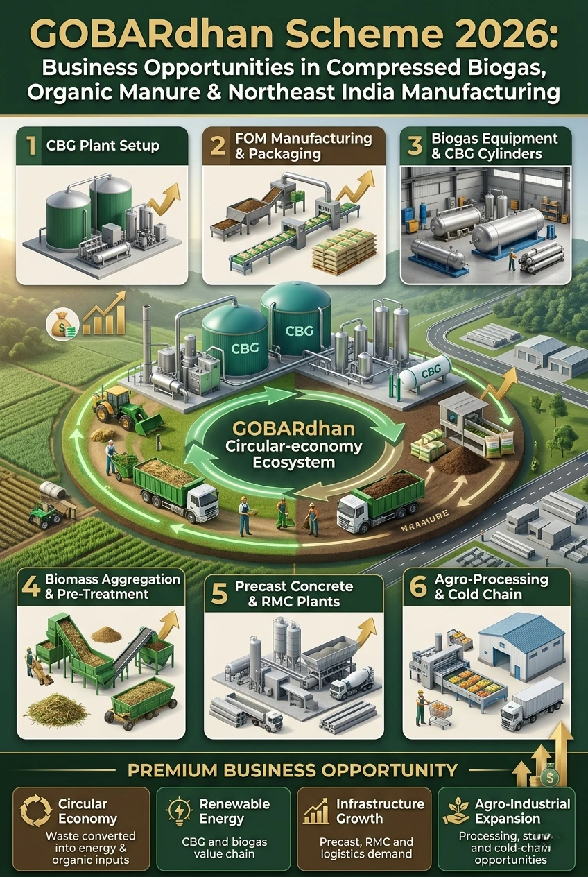 GOBARdhan Scheme 2026: CBG & Manufacturing Businesses