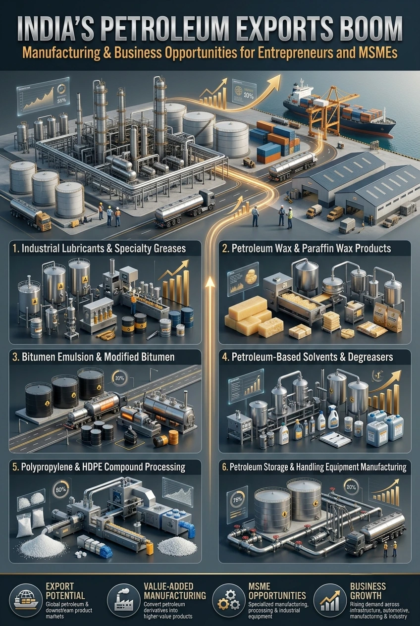 Petroleum business opportunities in India for MSME manufacturing