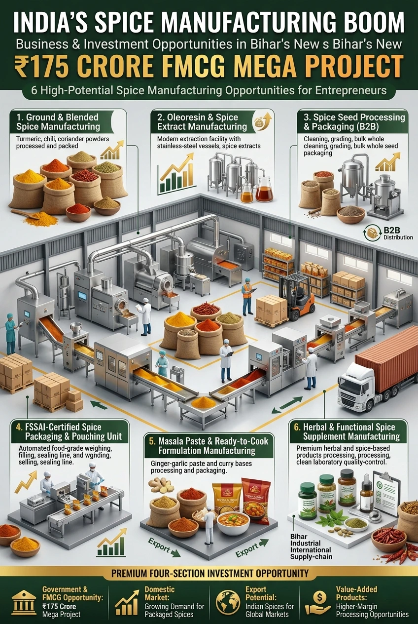Spice Manufacturing Business in Bihar