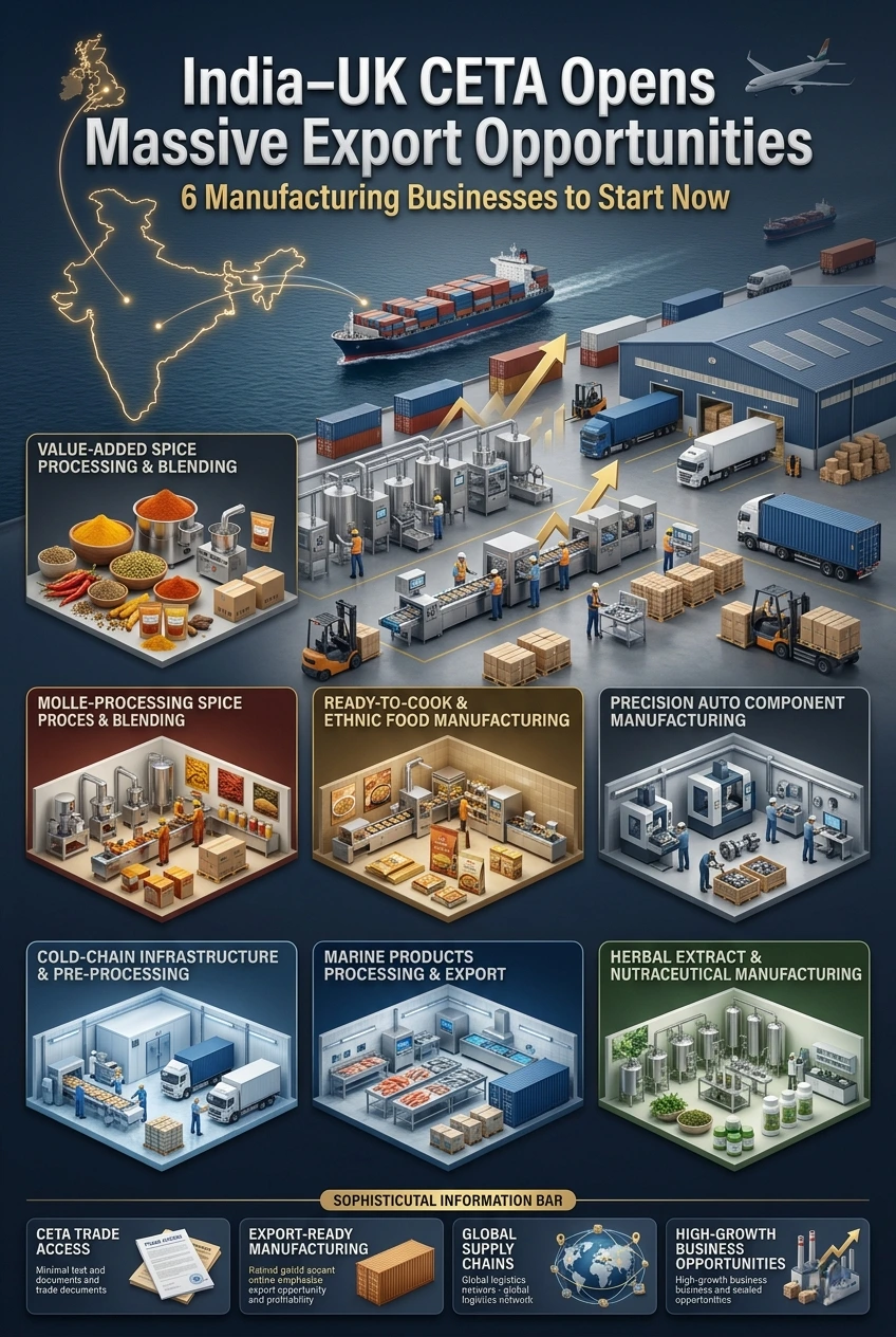 India UK CETA export opportunities for Indian manufacturers