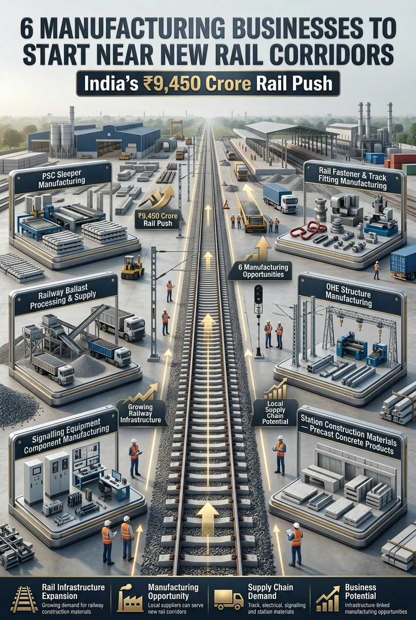 Railway manufacturing business opportunities in India