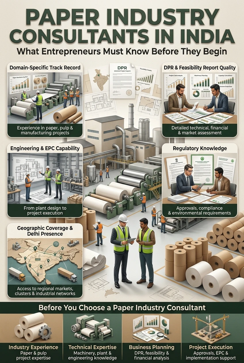 Paper Industry Consultants in India for paper manufacturing projects